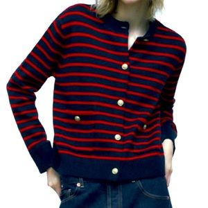 BUTTONED KNIT CARDIGAN